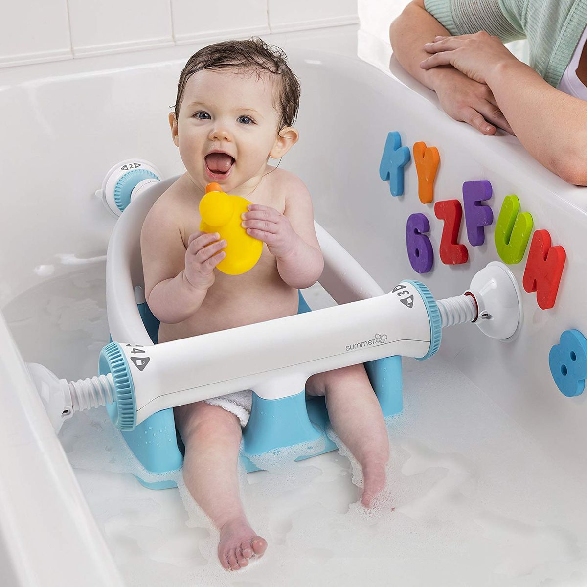 Baby bath aids allow support of your baby