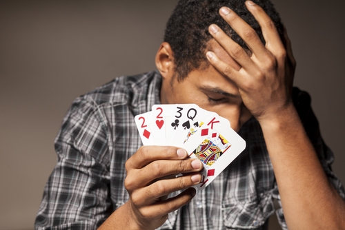 In poker, when you decide you don't want