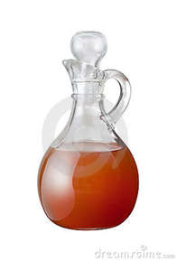 Clarify with apple cider vingar