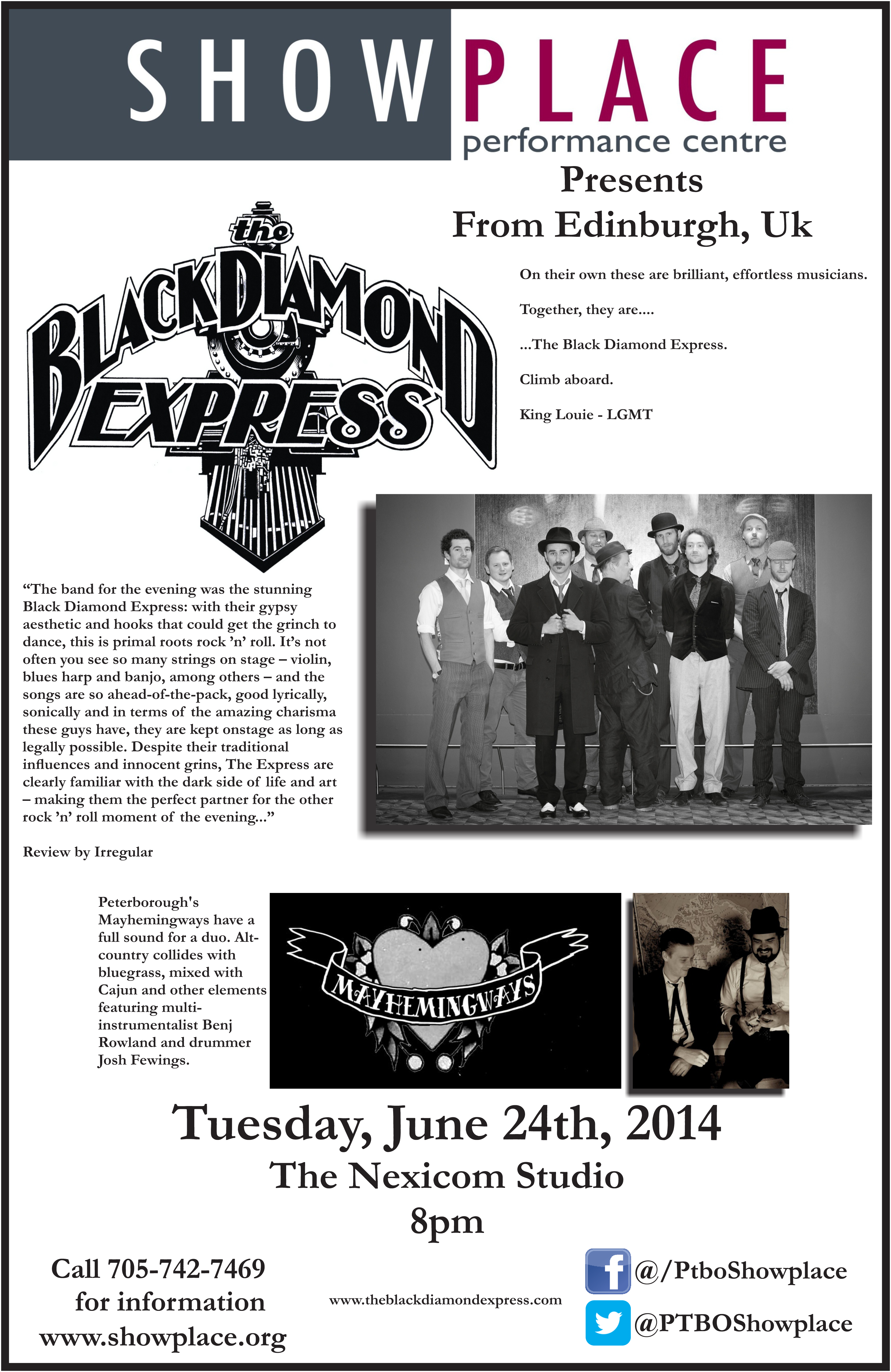 Black Diamond Express June 24th, 2014!