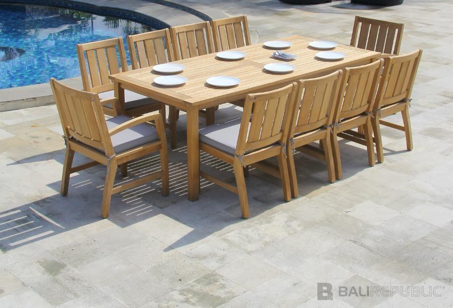 When choosing outdoor dining table and chairs, have