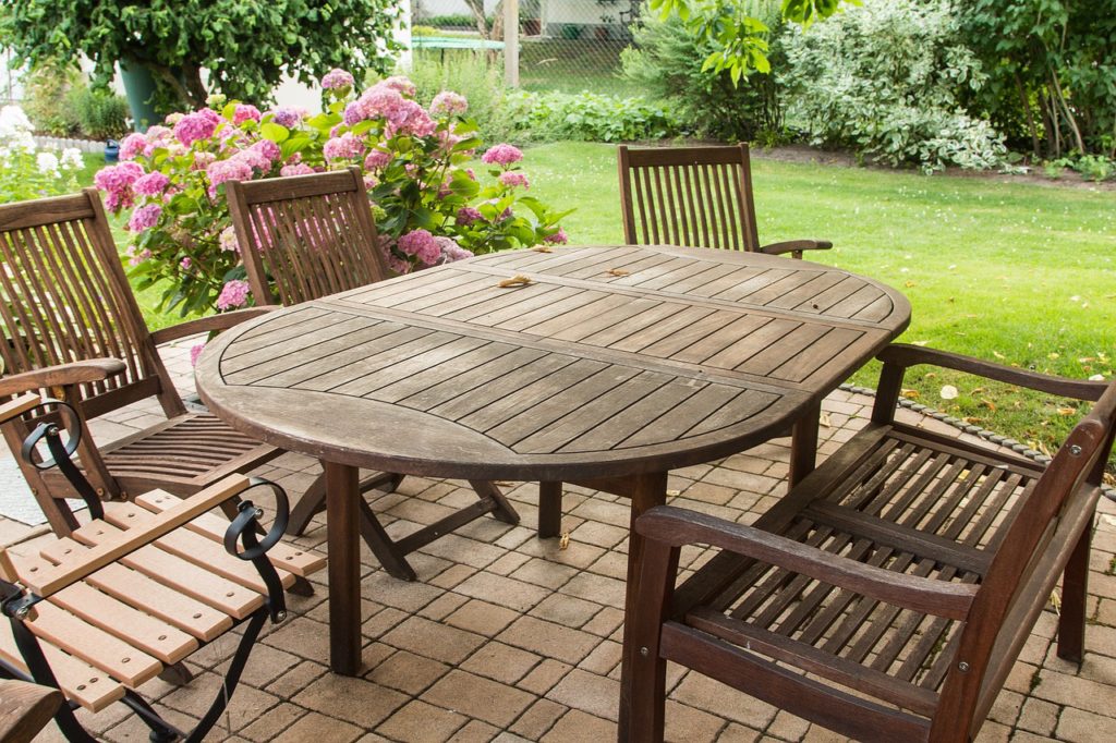 Choose outdoor table that is made out of