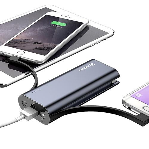 World’s most elegantly designed mobile charger with built-in