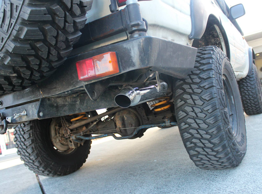 Wide range of 4x4 exhaust systems made from