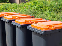 Wheelie bins are constructed of polyethylene, which is