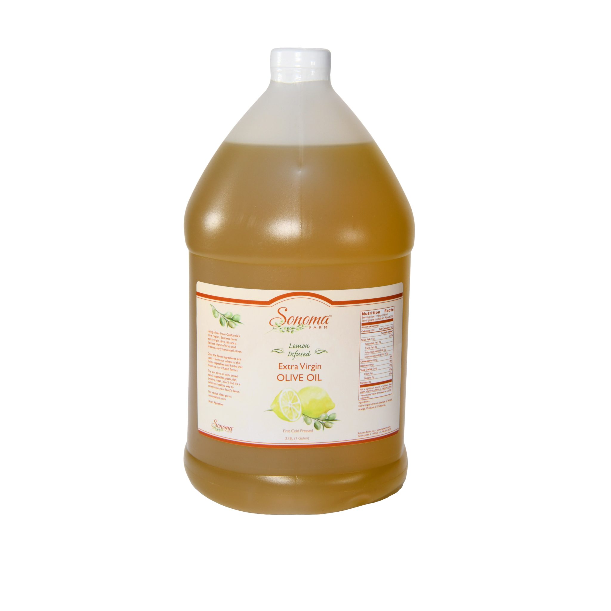 https://www.sonomafarm.com/product/lemon-infused-extra-virgin-olive-oil-bulk-1-gallon-3-8-liter-128oz-food-service/