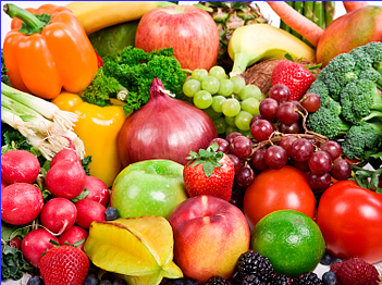 Colorful foods contain lycopene, a strong antioxidant that