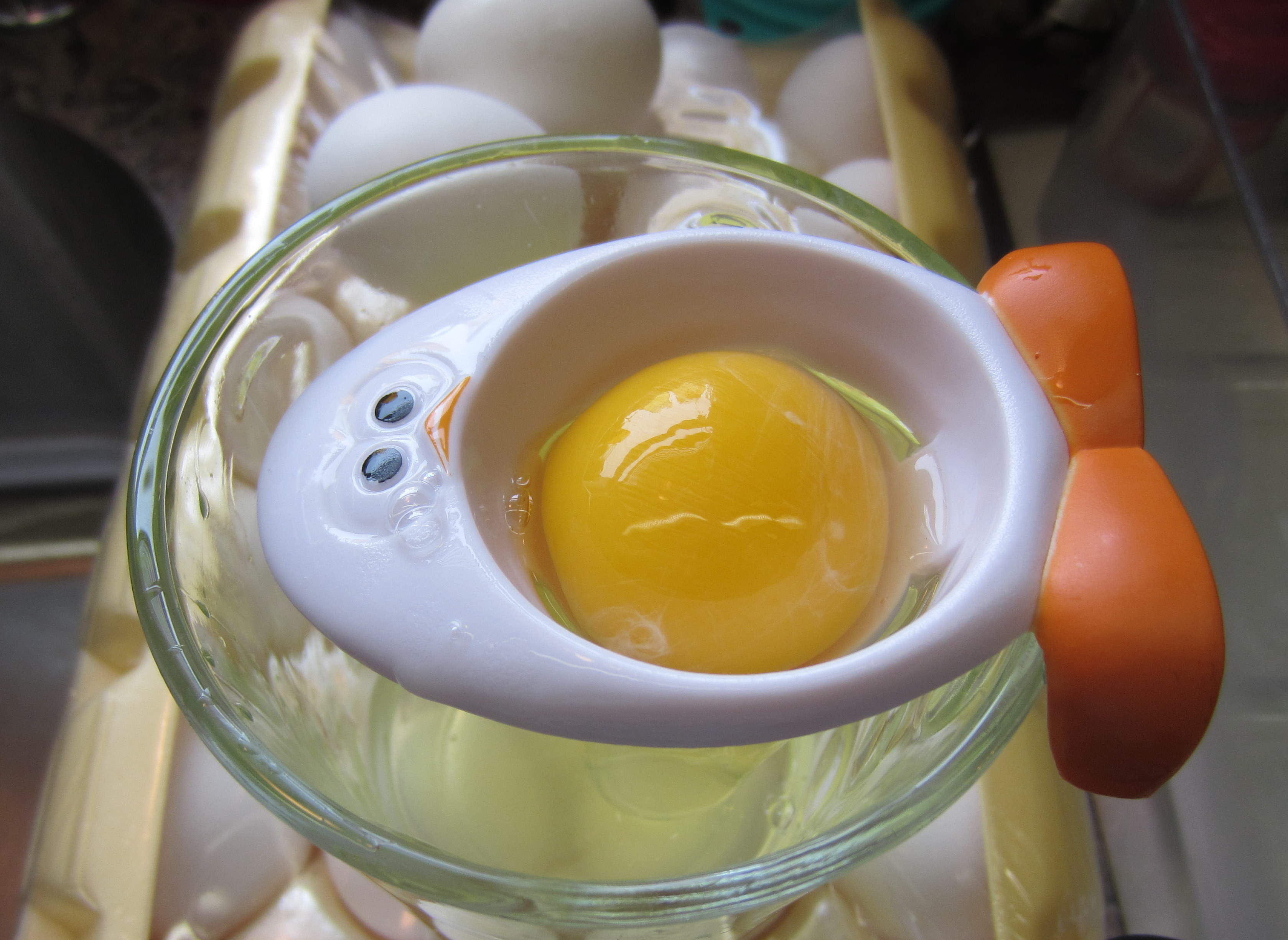 1. Always crack the eggs into a separate