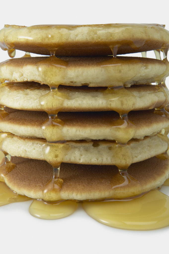 For easier, less-mess pancakes, try using a blender.