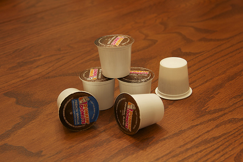 Re-using k-cups can save money, as well as