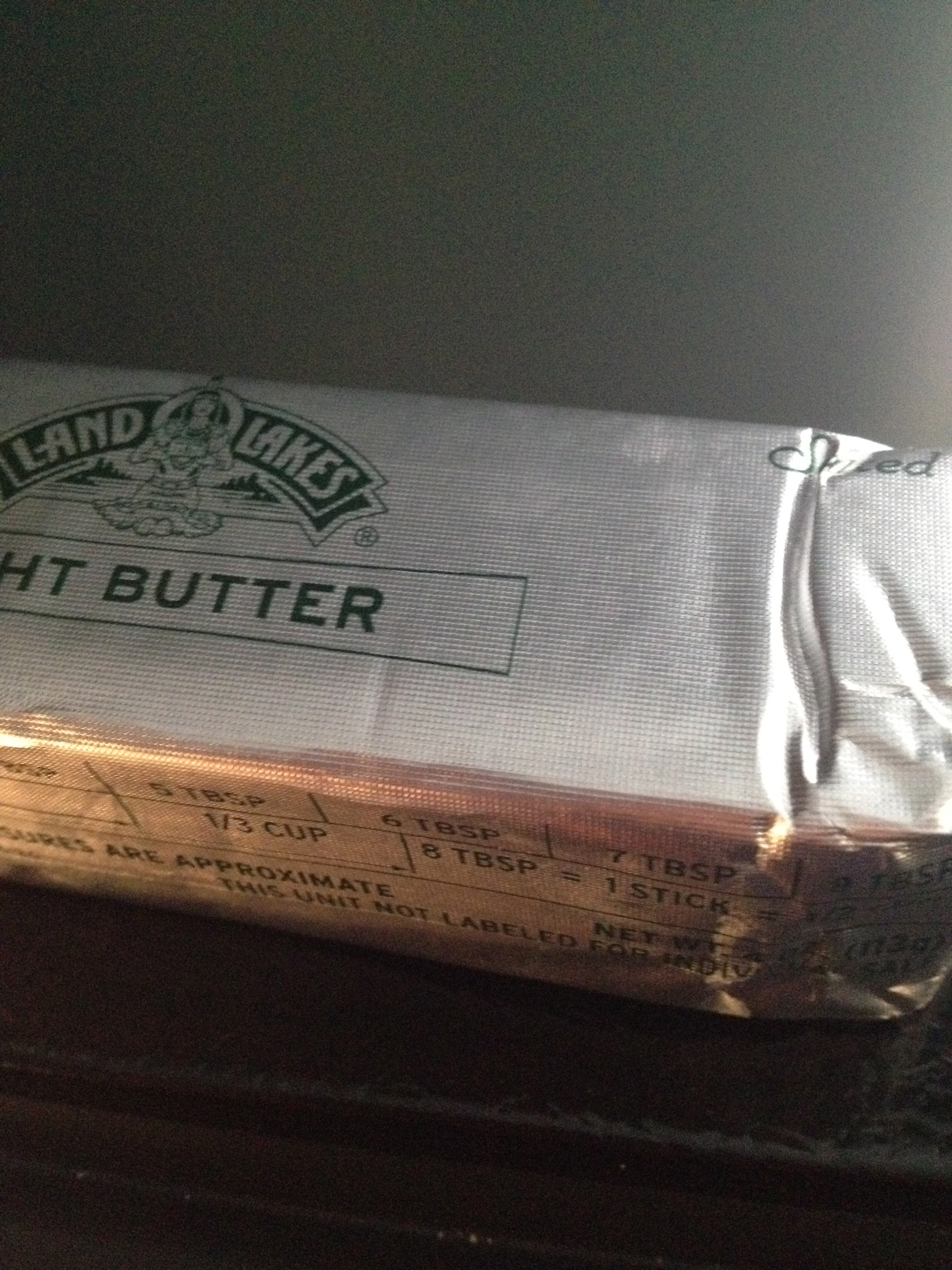Having a diet that includes raw butter, butter