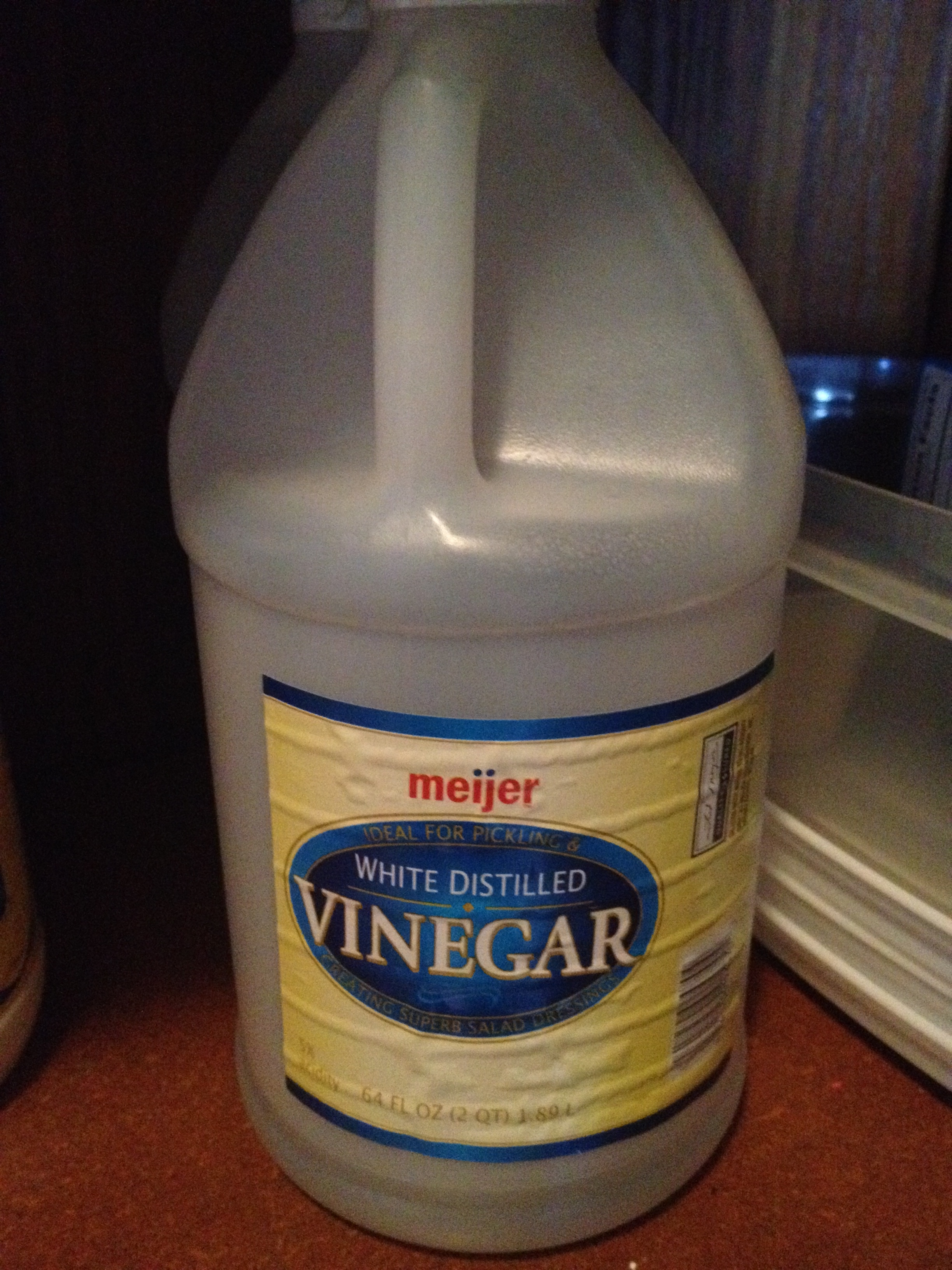 You can use vinegar mixed with water as