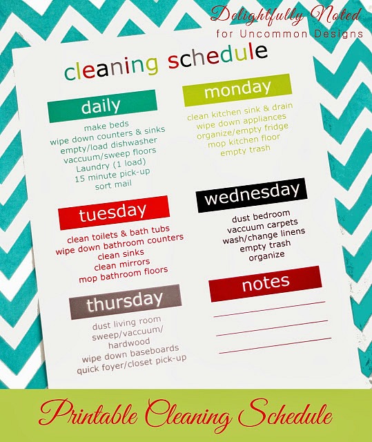 Need some help getting organized with your cleaning?