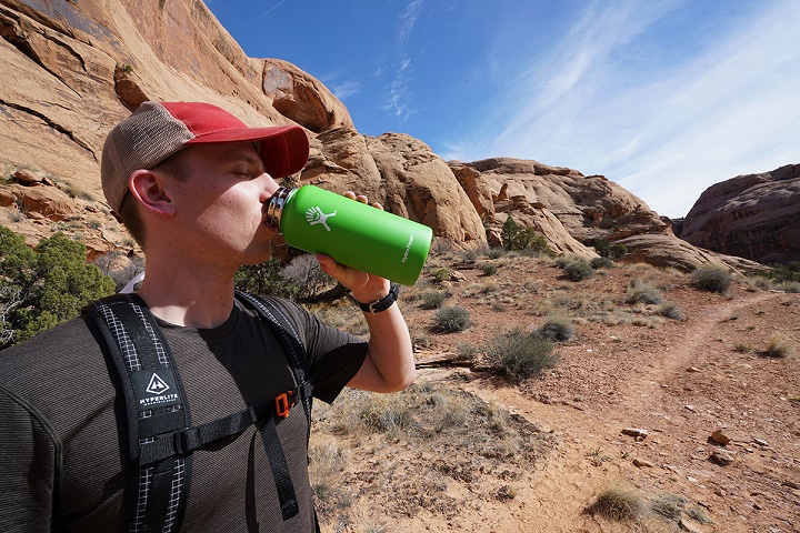 Practically indestructible in the wild, camping water bottles