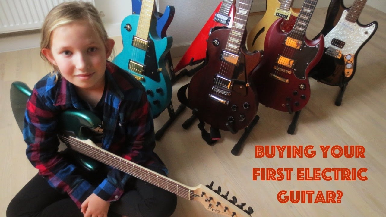 Surprise your kid buy him a electric guitar