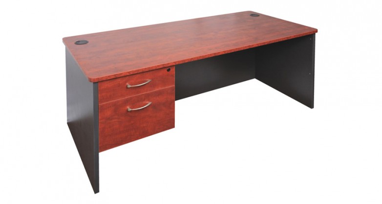 Rectangular desks offer more options when it comes