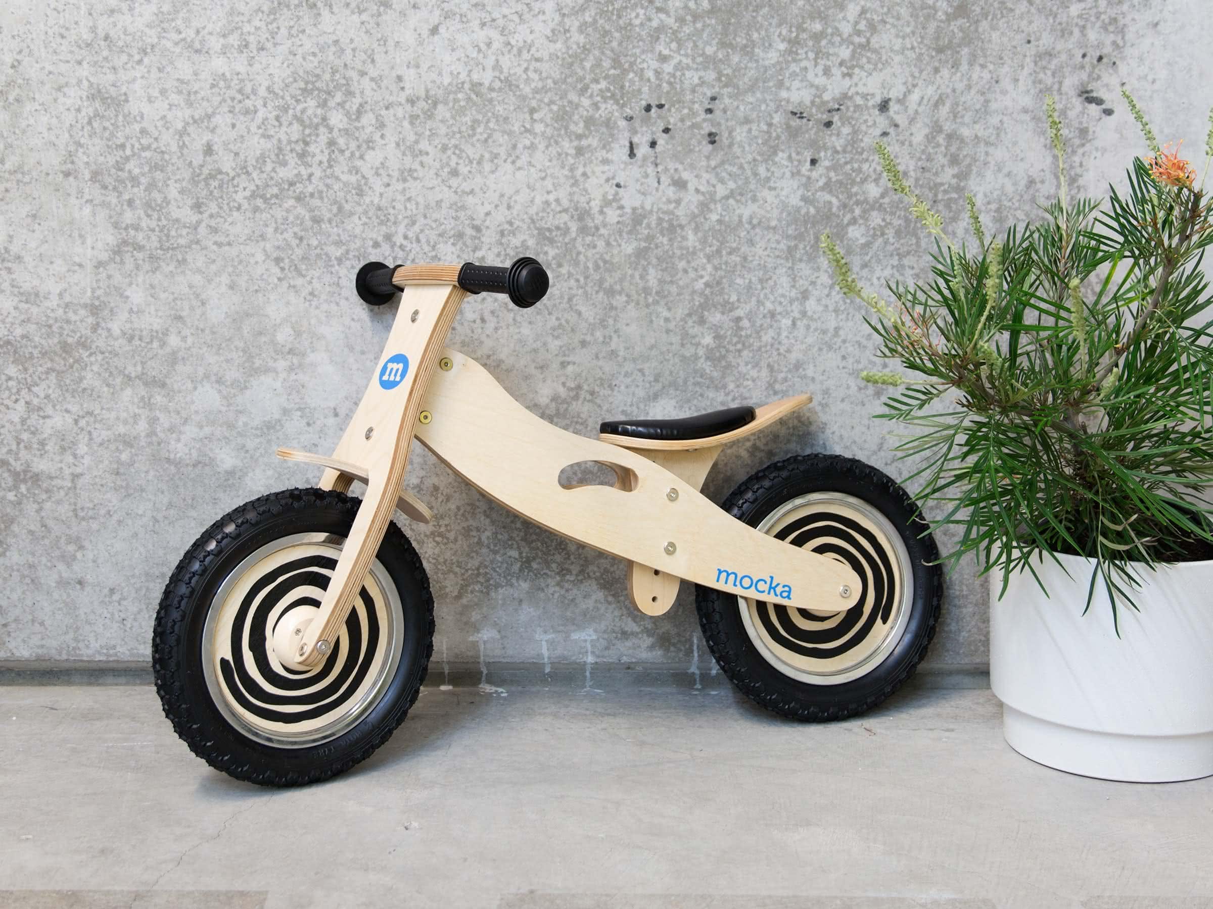 Balance bikes are a much safer option for