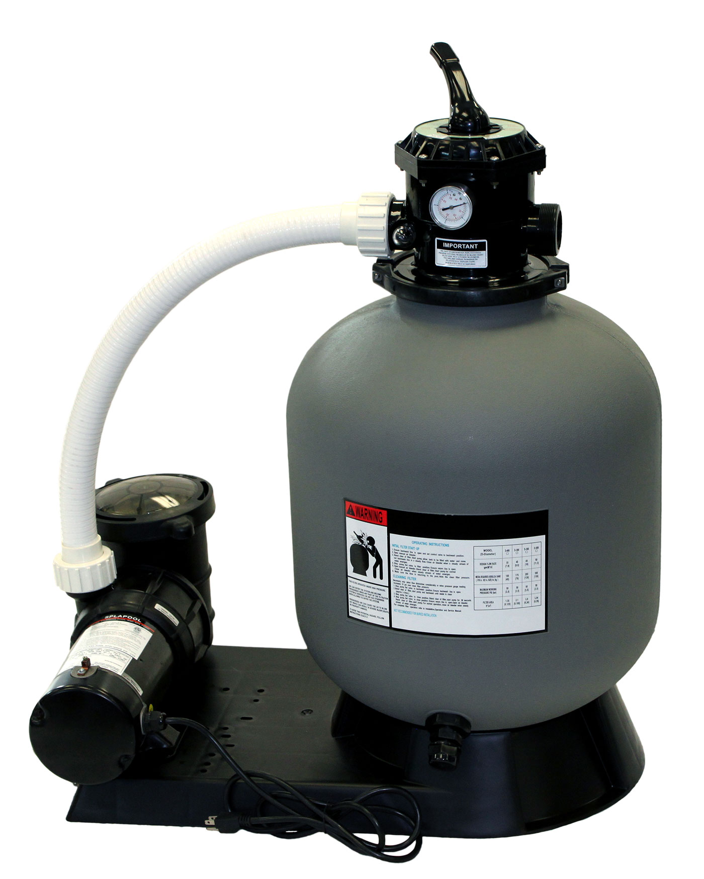 Sand filters are the cheapest, most common and