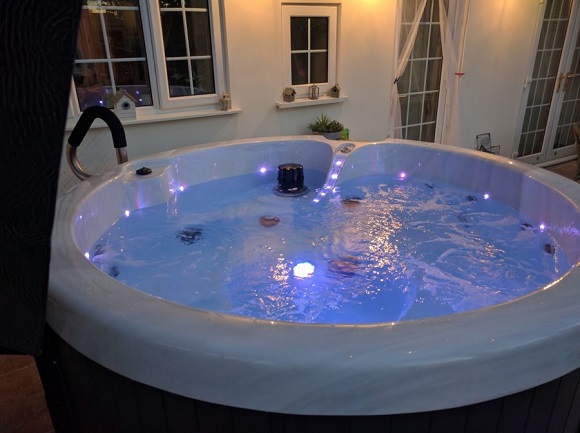 Hot tubs are much more affordable than pools