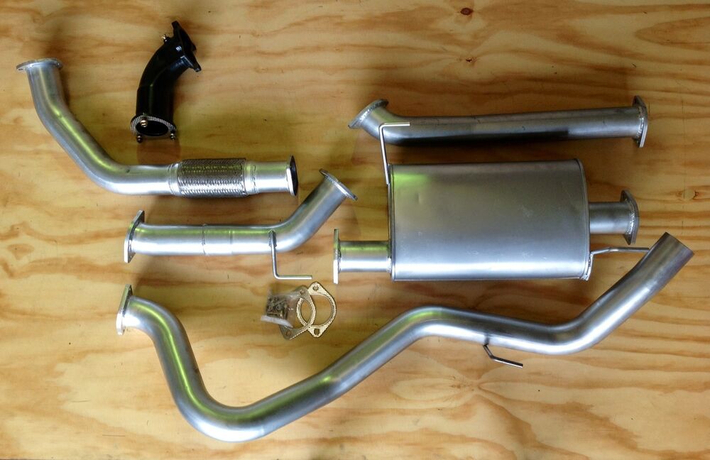 Exhaust systems are all hand-made in our Narangba
