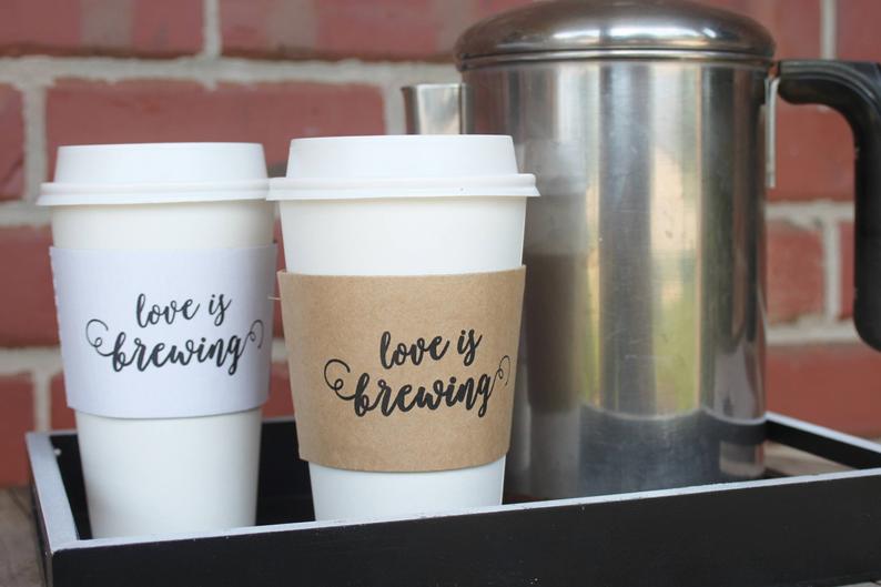 Coffee cup sleeves are great alternatives for drinking
